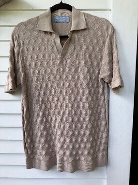 Free Planet Knit Polo Shirt for Men